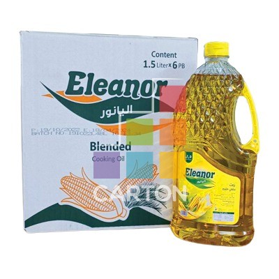 إليانور - زيت طبخ الذرة ٦ * ١.٥ لتر